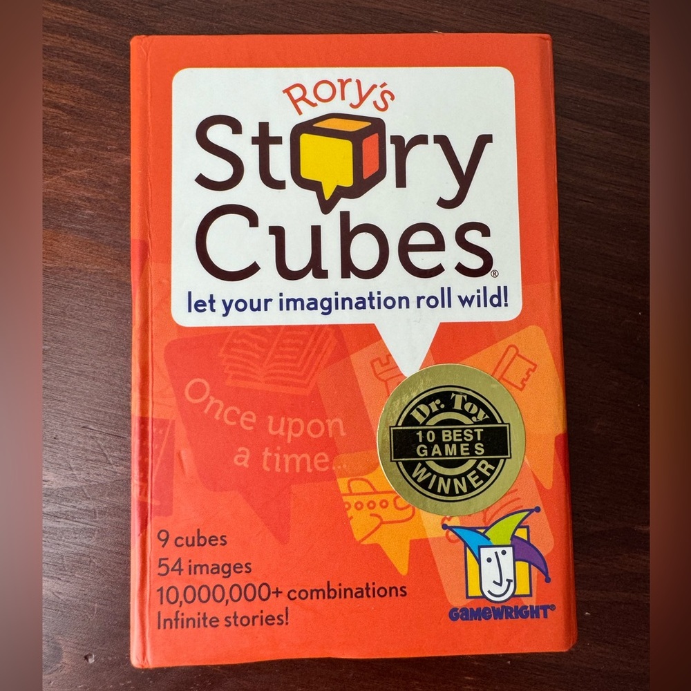 Story Cubes dice game from Gamewright. Imagination creativity storytelling